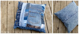 quilted denim pillow 5