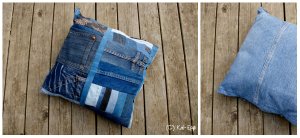 quilted denim pillow 6